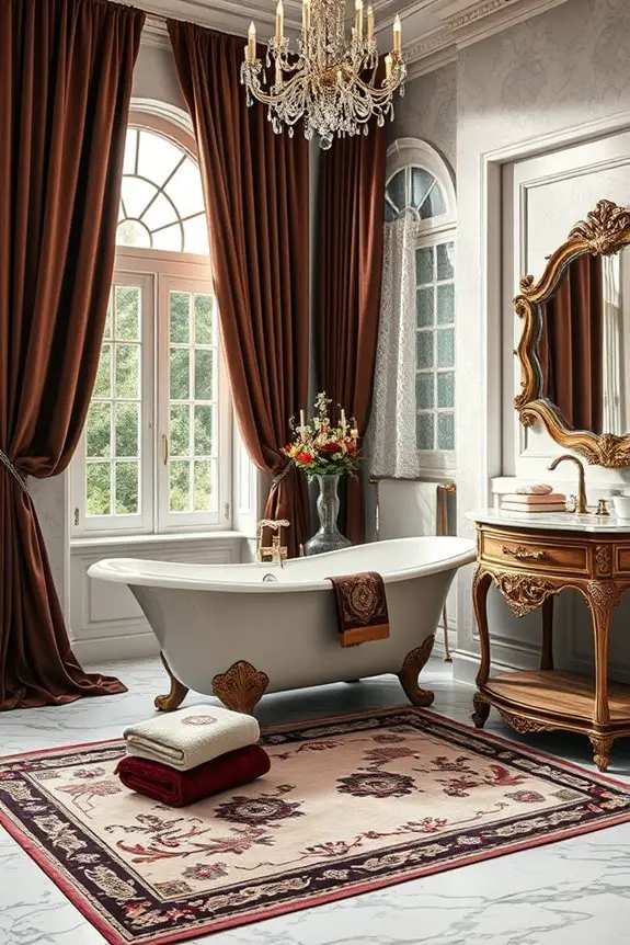 luxurious textiles for bathrooms