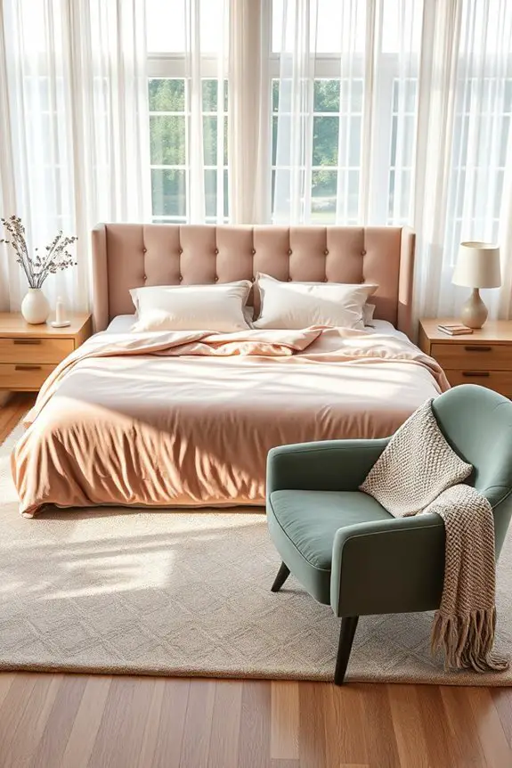 luxurious velvet bedding accents