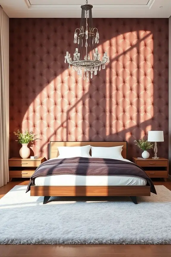 luxurious velvet bedroom accents