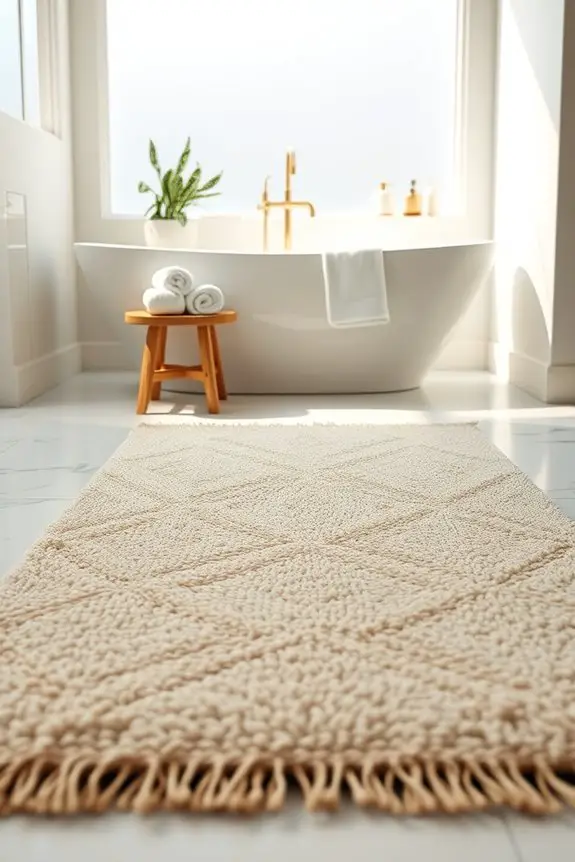 luxurious vibrant bath rugs