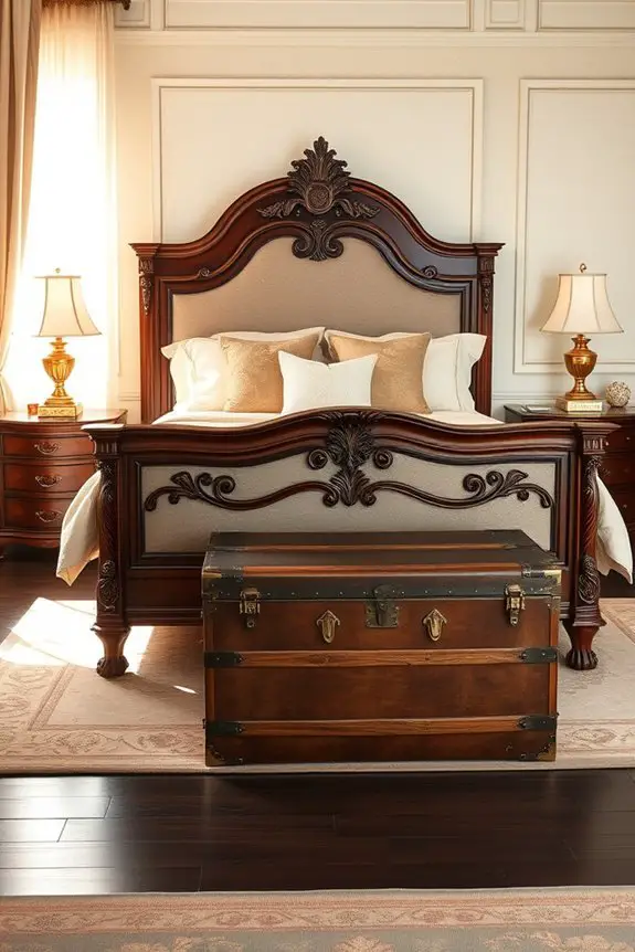 luxury bed frame selection