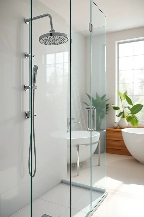luxury dual shower experience