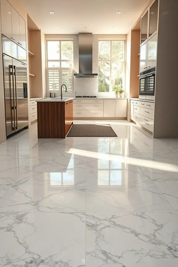 luxury flooring for kitchens