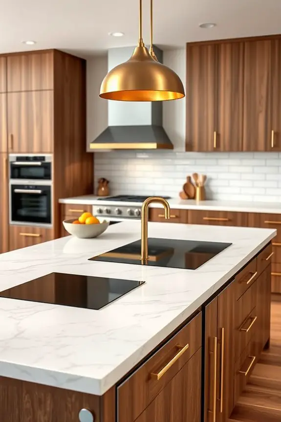 luxury functional kitchen centerpiece