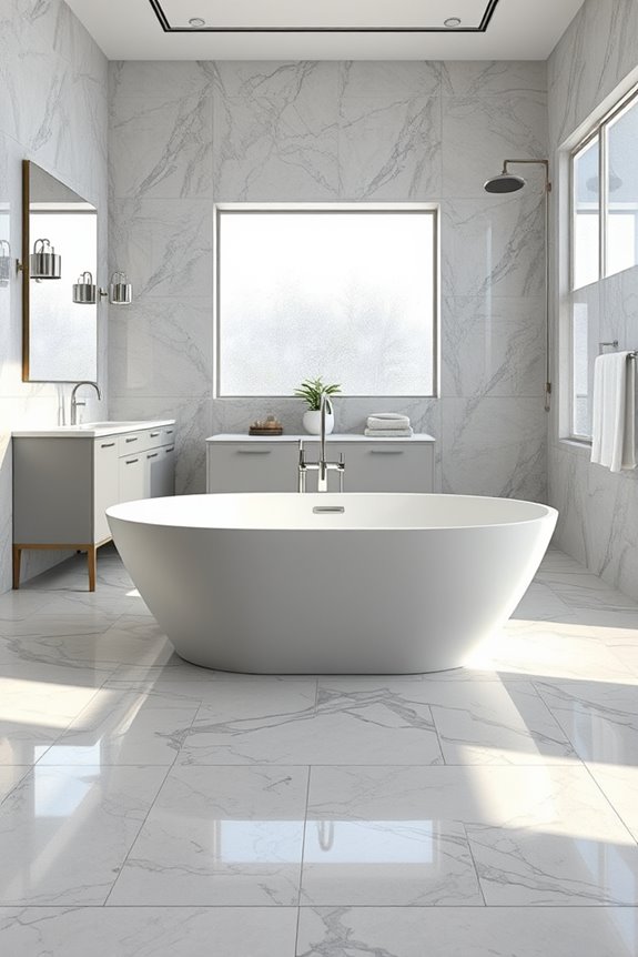 luxury gray marble tiles