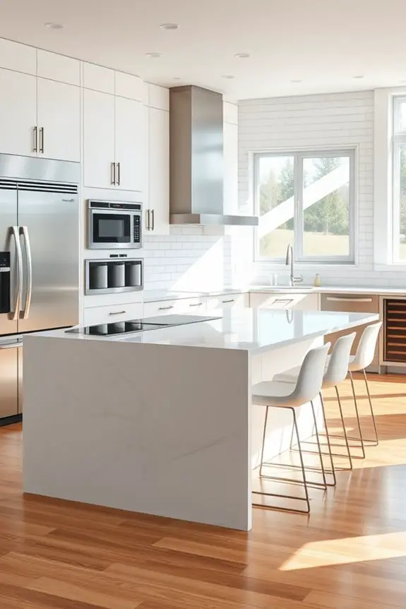 luxury kitchen appliance integration