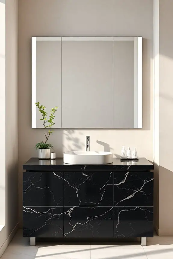 luxury modern bathroom vanities