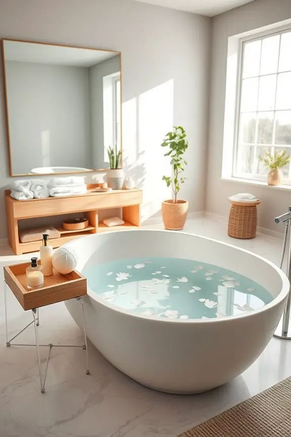 luxury self care bath essentials