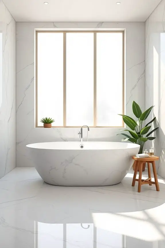 luxury spa bathroom retreat
