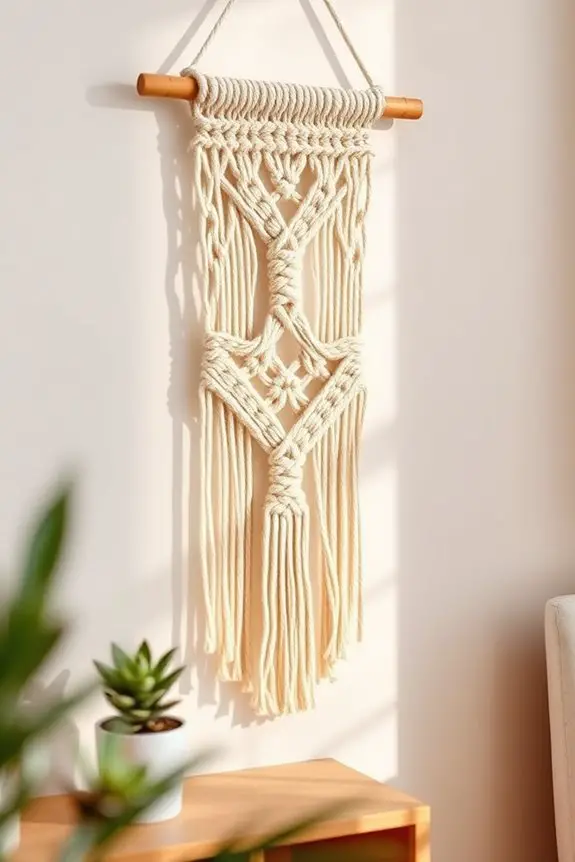 macram wall art diy