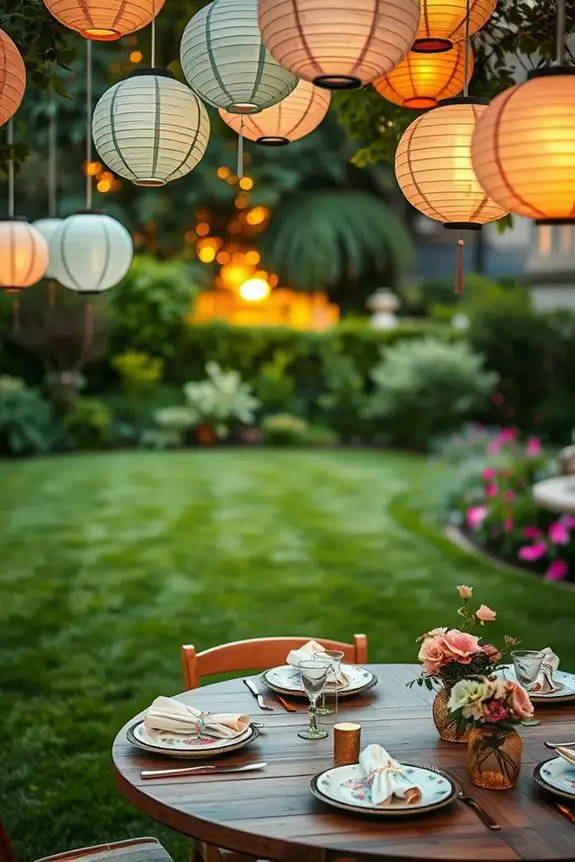 magical backyard party decorations