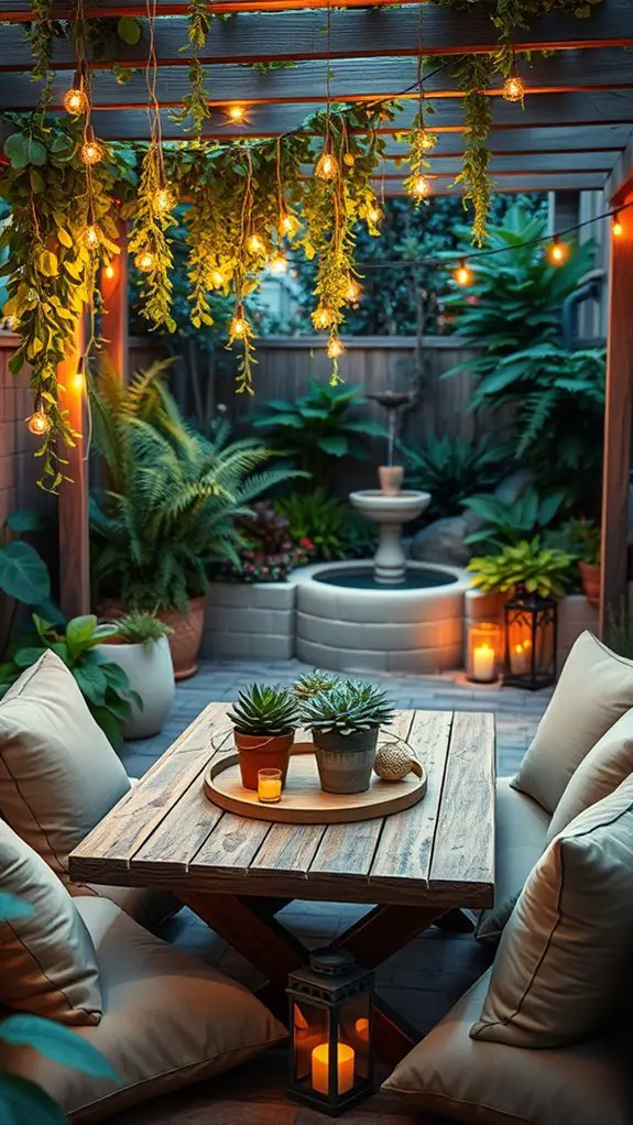 magical backyard string lights