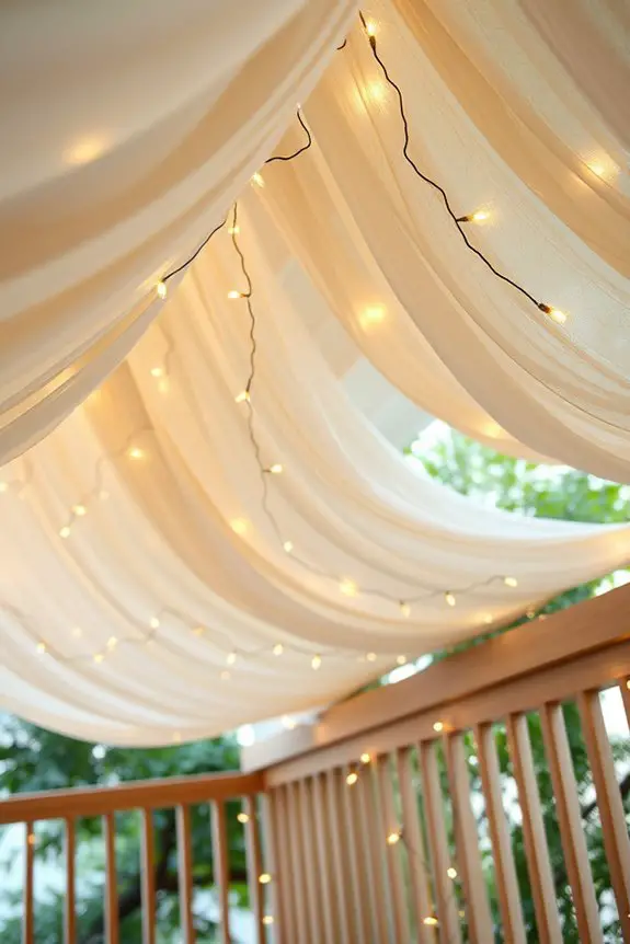 magical canopy with lights