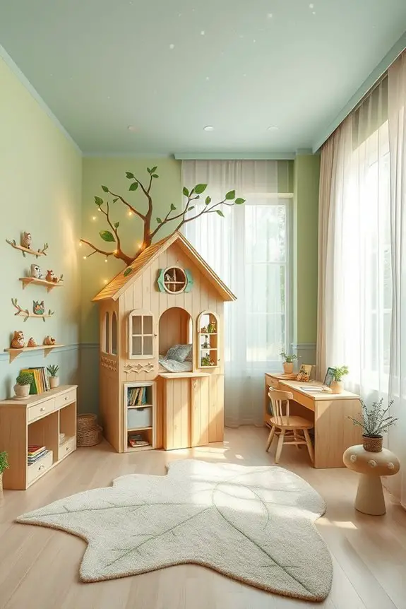 magical enchanted forest bedroom