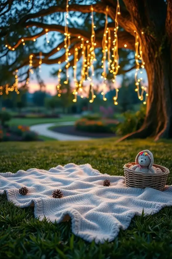 magical evening baby shoot