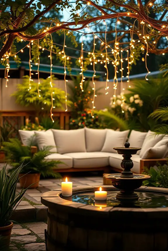 magical outdoor fairy lights