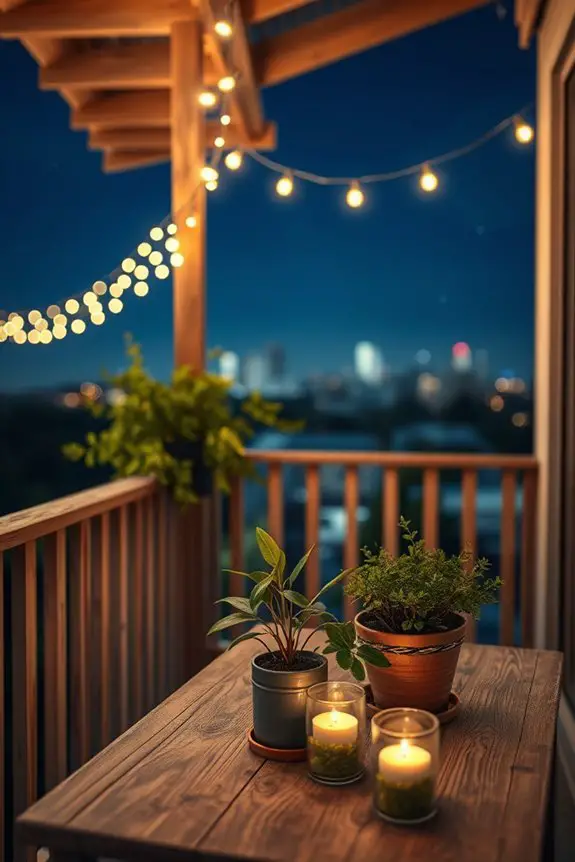magical outdoor lighting ambiance