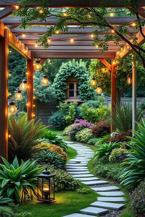 magical outdoor lighting ideas