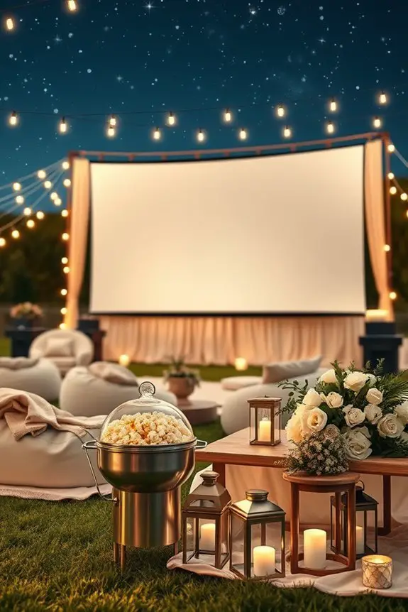 magical outdoor movie night
