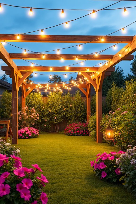 magical outdoor string lights