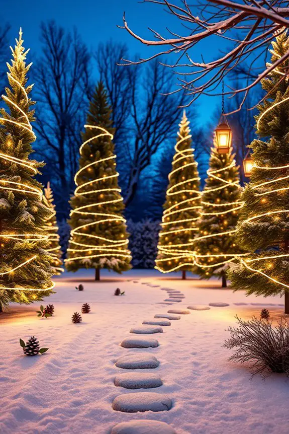 magical tree light decorations