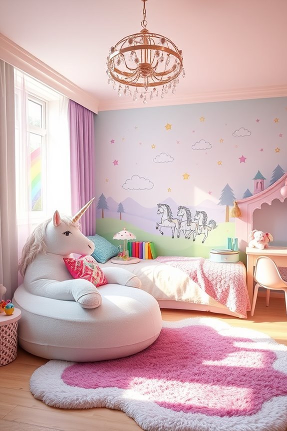 magical unicorn bedroom retreat