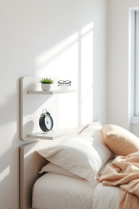 magnetic shelves organize essentials