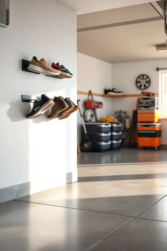 magnetic shoe storage solution