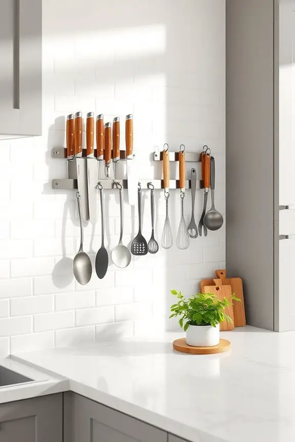 magnetic storage for knives