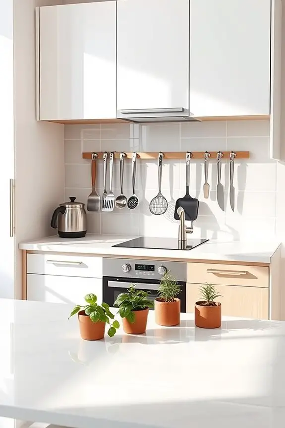 magnetic strips for utensils
