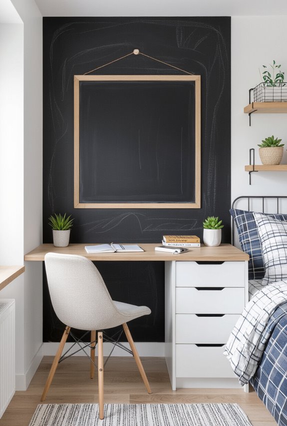 magnetic writable wall organizer