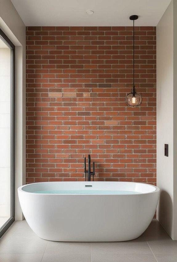 maintain bathroom brick regularly