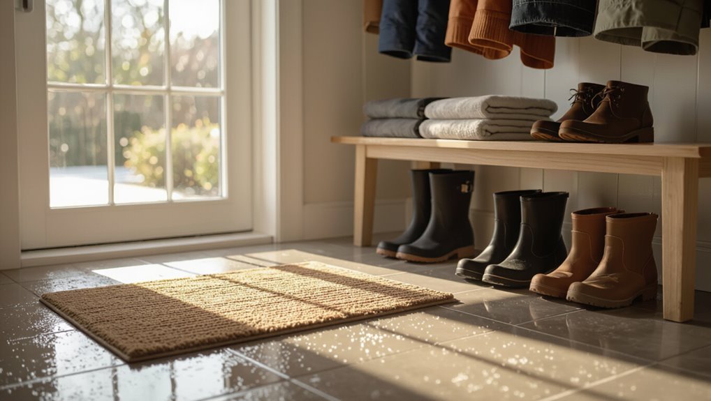 maintain clean entryways routine