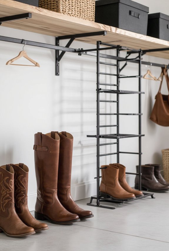 maintain upright boots with shapers
