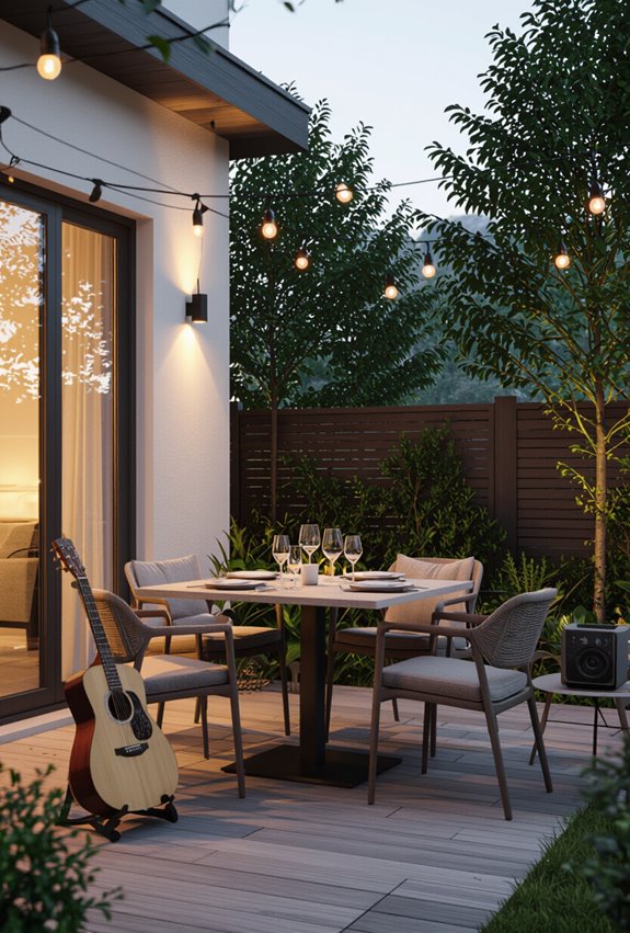 manage backyard entertainment thoughtfully