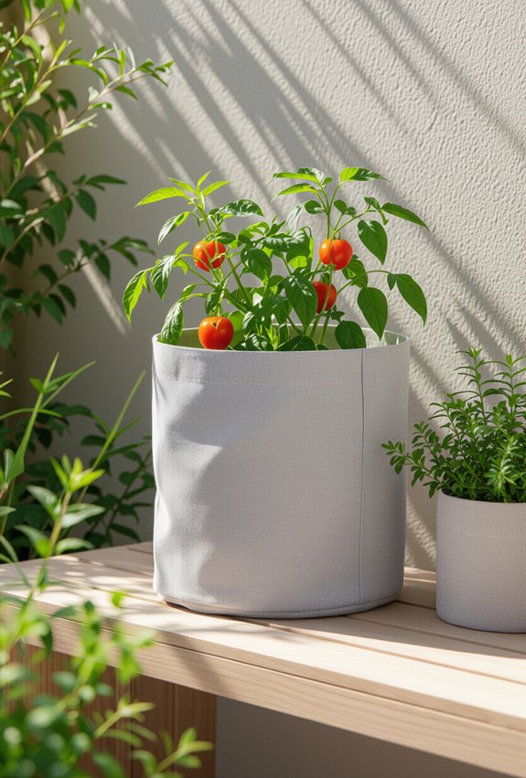 manage grow bag heat
