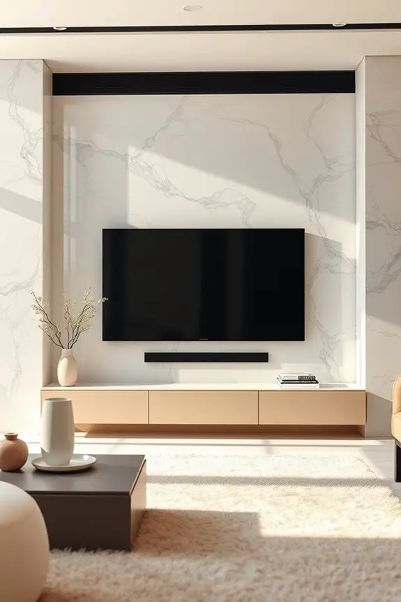 marble accents elevate sophistication