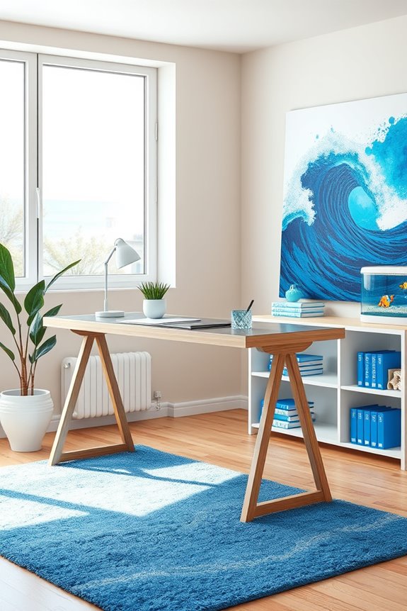 marine themed office decor
