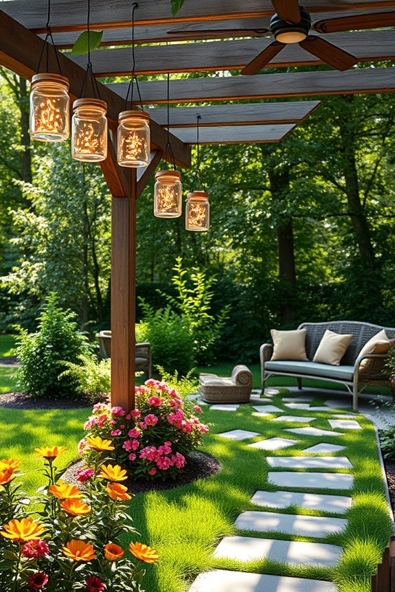 mason jar outdoor lighting