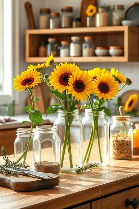 mason jars for decor
