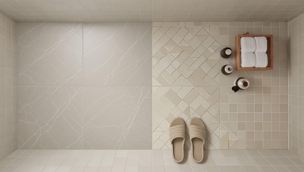 What Size Tile Works Best for a Small Bathroom Floor?