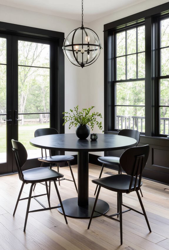 matte black layered textures