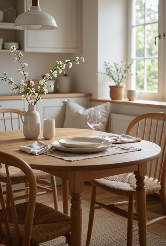 matte ceramics with patterned dishes