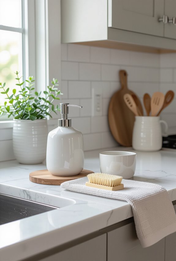 matte dispenser with patterned towel