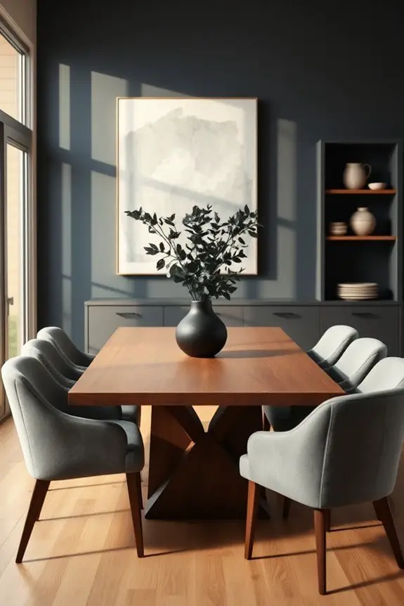 matte elegance with shiny accents