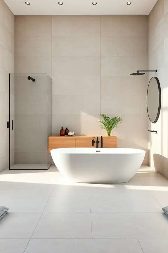 matte tiles for contemporary elegance