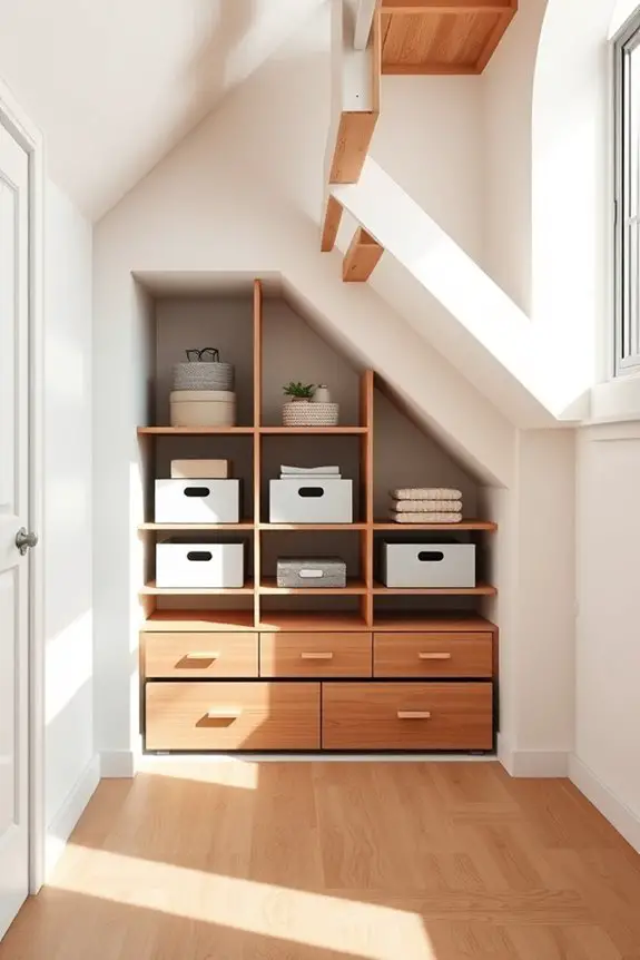 maximize attic bedroom space