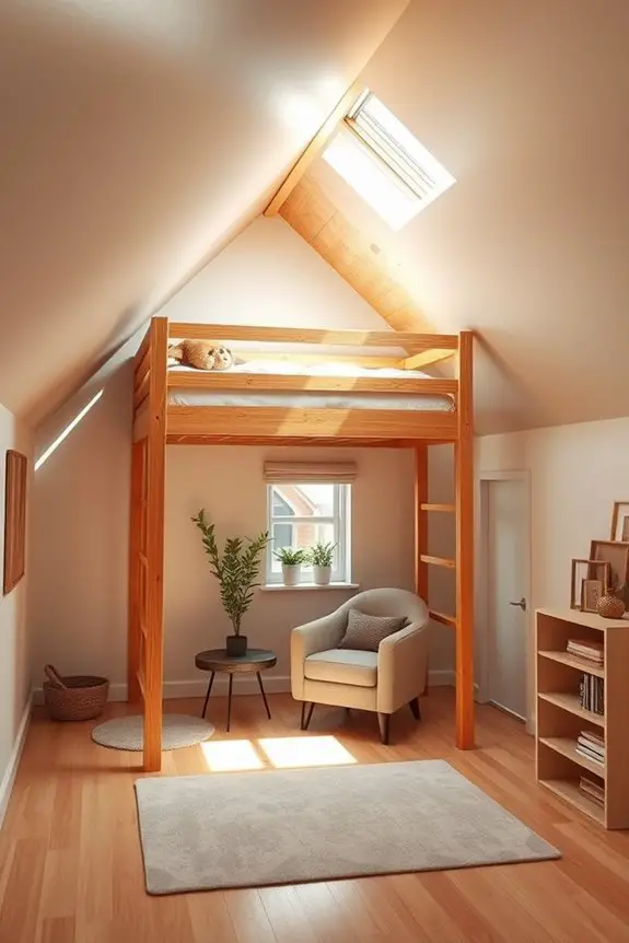 maximize attic floor space