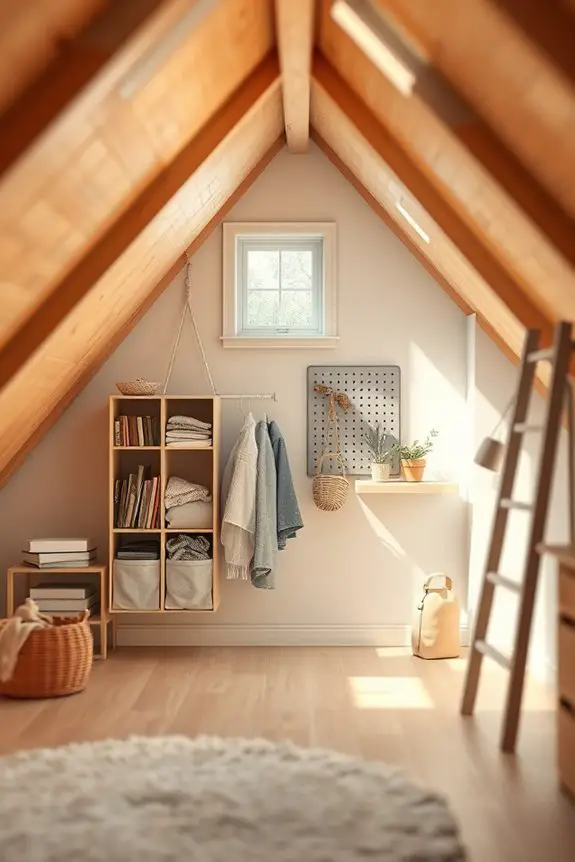 maximize attic storage space