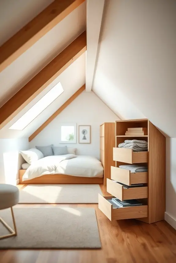 maximize attic storage space